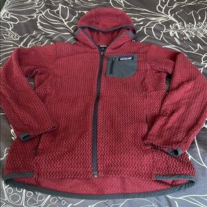 Patagonia Maroon Hooded Jacket